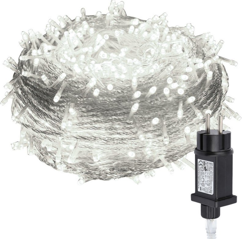 Thumbnail - VINGO 200M 1000 Lichterkette LED Lichterkette Kaltweiß 8 Lichtmodi Party Garten Innen Außen Weihnachtsbeleuchtung Deko
