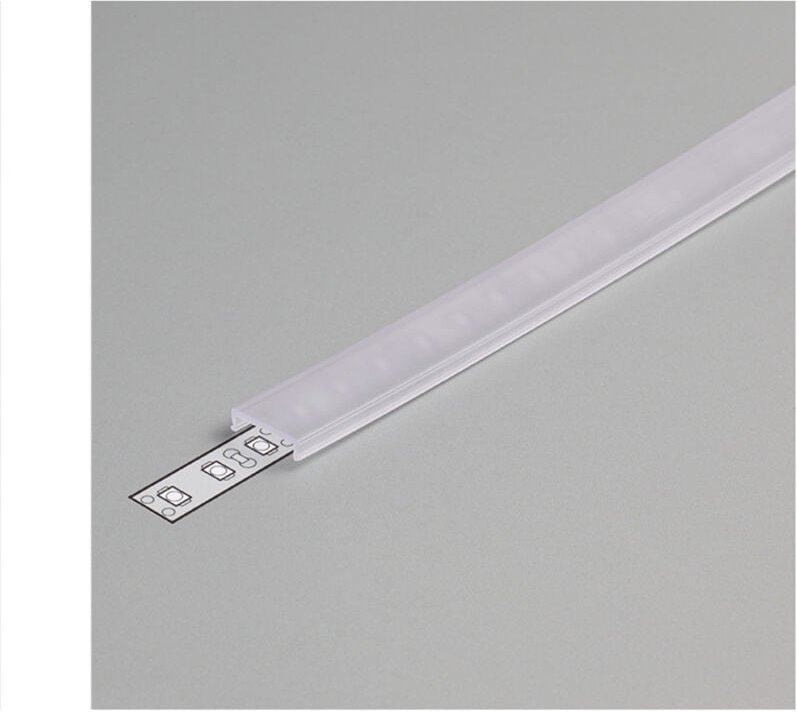 Profiliertes Diffusor-Clip-Zubehör 15,4mm - 17,6mm TRANSPARENT - 17,6mm - 2000mm