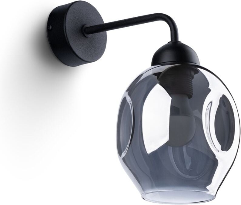 Quicksand 1 E27 Schwarze Wandleuchte Lumilo 11.179.43