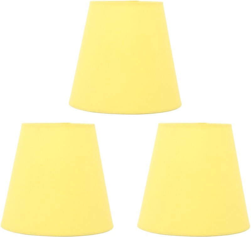 3 Stück Stoff-Lampenschirm, innovativer E14-Interventionstyp, moderner Stoff-Lampenschirm, Staubschutz für Schlafzimmer,...