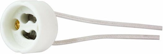 Electro Dh - Lampenfassung für GZ10- und GU10-Halogenlampen In Blisterpackung Mit 15 cm Glasfaserkabel Elektro dh. 12.08...