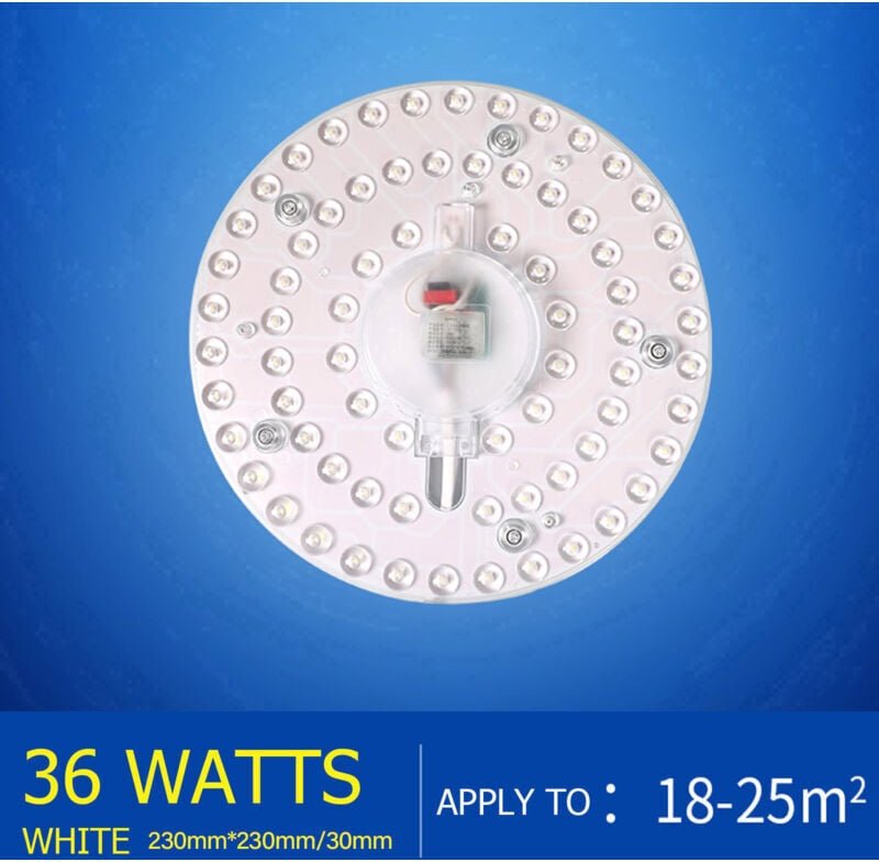 Deckenleuchte-Modul, LED-Panel-Licht, Ersatzlichtquellenmodul für Wohnzimmer, Esszimmer, Schlafzimmer, Küche, weißes Lic...