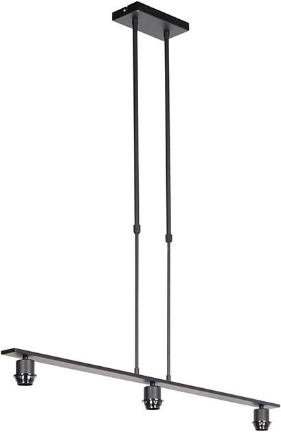 Hängelampe schwarz ohne Schirm - Combi 3 Deluxe