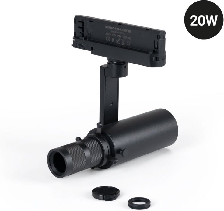 Shapeable Strahler für Dreiphasenschiene - 20W - 20º - 35°