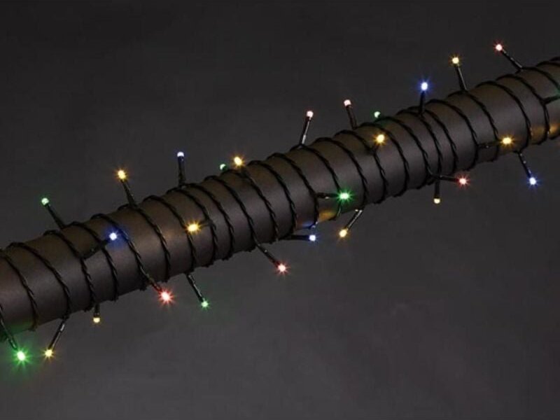 Wega led - 12 m - 80 LEDs - mehrfarbig - grünes Kabel - 24 v
