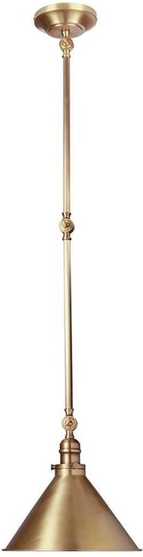 Elstead - Provence - 1 Licht Innenwand- / Deckenleuchte Antik Messing, E27