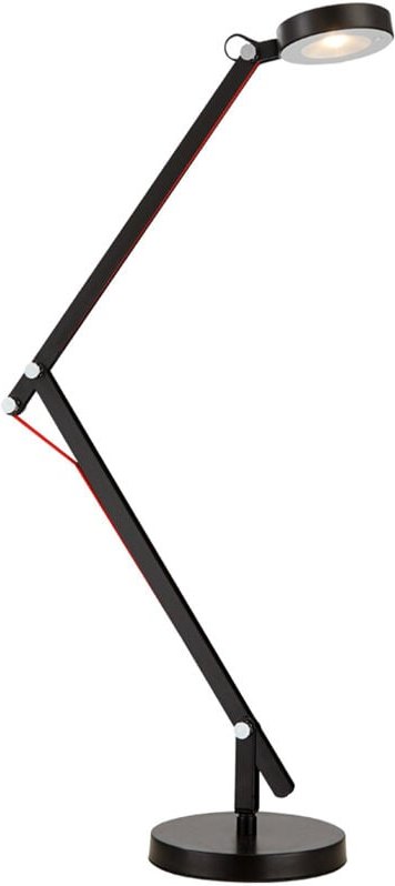 Tischleuchte Wandleuchte Klemmleuchte Wandlampe Tischlampe Schlafzimmer, Spot beweglich, Metall schwarz, Gelenke, Schalt...