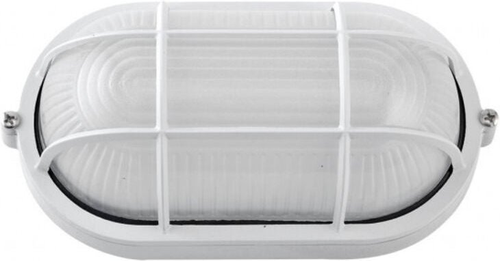 FAB 148162201 Apply Ext.oval Aluminium Apus Grande 1xe27 Weiß 11,5x27,5x15,5 Cm Ip44