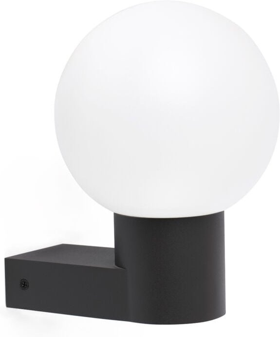 Faro Moon Moderne Wandleuchte für den Außenbereich Dunkelgrau 1x E27 IP44