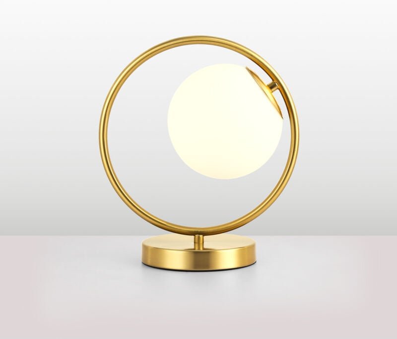 Barcelona Led - Tischlampe mit Glaskugel "Porto"