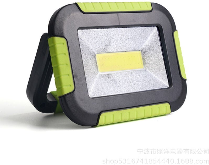 Tragbares LED-Flutlicht, 10 W, 1000 lm, wiederaufladbares LED-Flutlicht, 3 Helligkeitsmodi, langlebig für Camping, Heimw...