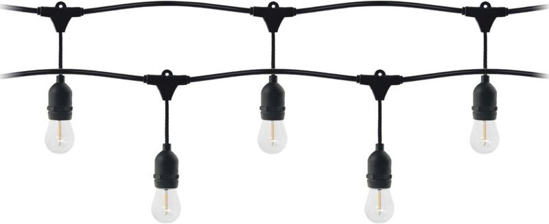 Orno Elegante Lichterkette Schwarz 5 Meter