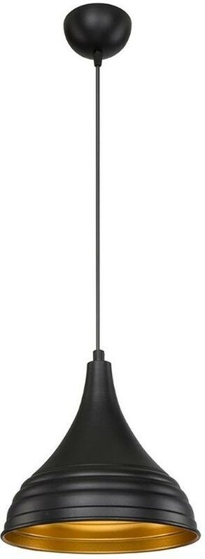 Leda ASZ1338 Pendelleuchte aus schwarzem Metall