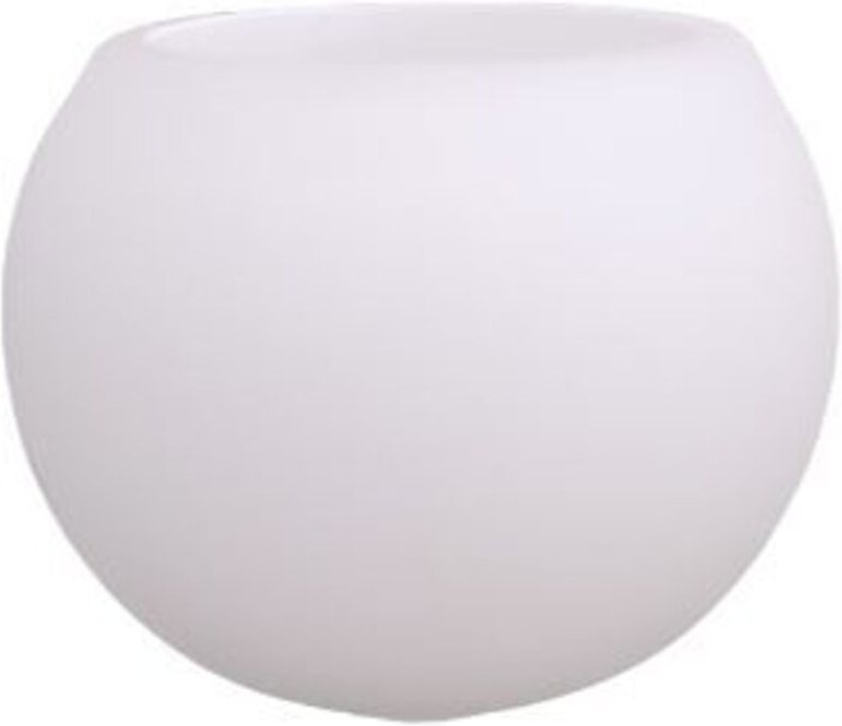 Glas Tulpe mini bola Mattes Weißes Opal 4,5x3,5 cm