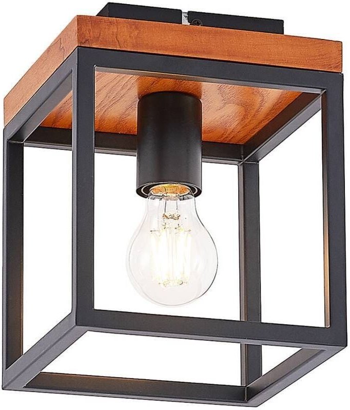 Deckenlampe "Miravi" aus Holz für Wohnzimmer & Esszimmer von Lindby