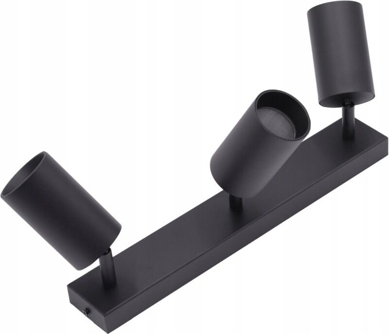 Deckenleuchte Wandleuchte schwarz Strahler x3 QUALIS III 6003 IdeaLED