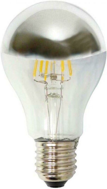 Marino Cristal - bulb eco-drop led a70 filoled 7w e27 2700k dimmbar dome versilbert 21393