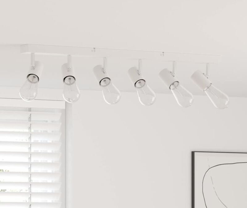 Deckenstrahler Weiß 73 x 6.5 x 11.5 cm Stahl Vidaxl