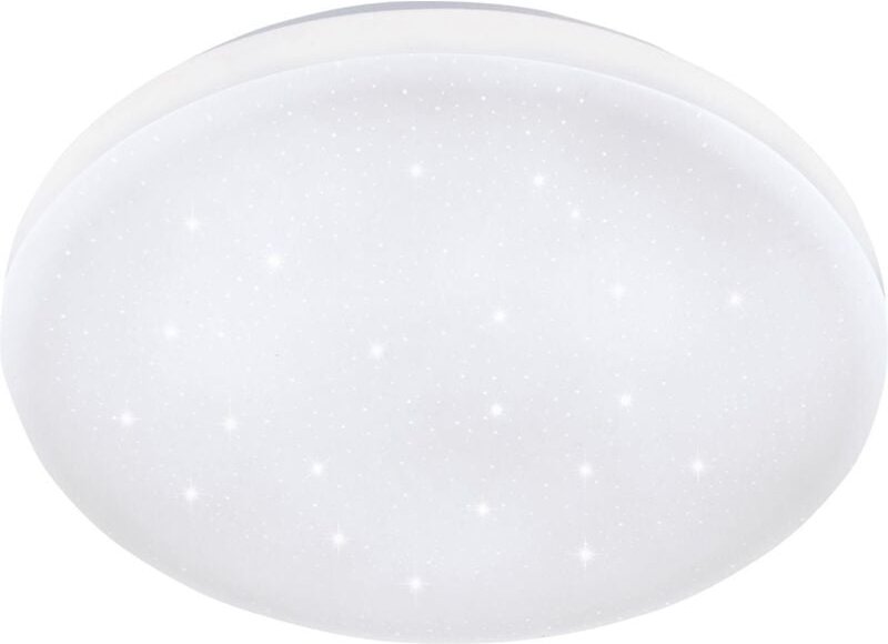 Led Deckenleuchte Frania-S weiß ø 43 cm neutralweiß mit Kristalleffekt Deckenlampen & Kronleuchter - Eglo