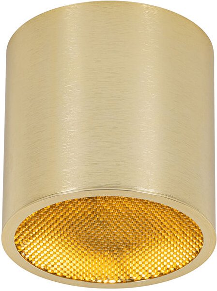 Design-Aufbaustrahler Gold GU10 111mm - Impact Honey
