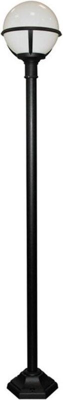 Elstead - Glenbeigh - 1 Licht Außenlaternenpfahl Schwarz IP44, E27