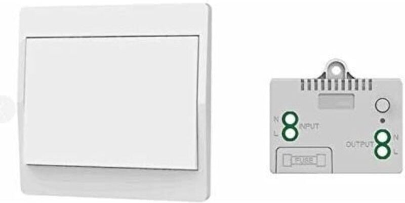 Selbstversorgender Funkschalter, keine Batterie erforderlich, kabellose Fernbedienung für Lichter und Geräte, wasserdich...