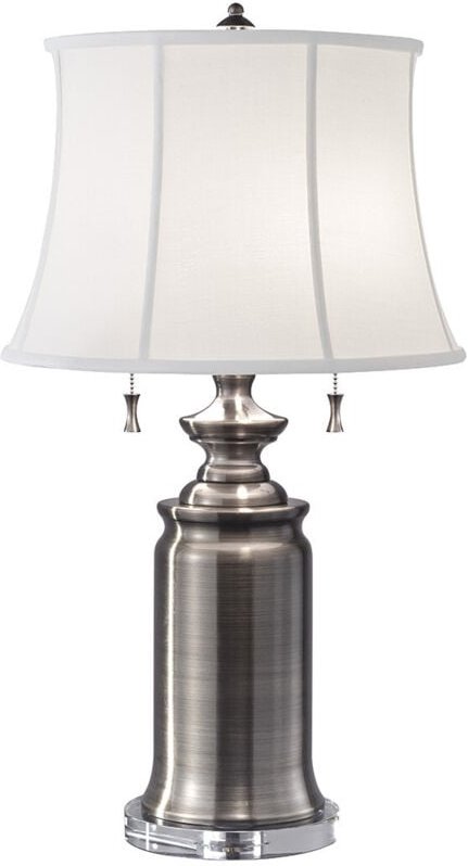 Thumbnail - Stateroom - 2 Leuchttischlampe Antik Nickel, E27 - Elstead