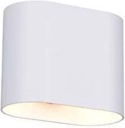 Thumbnail - Wandleuchte Wandlampe Flurleuchte Metall weiß G9 up and down L 8 cm