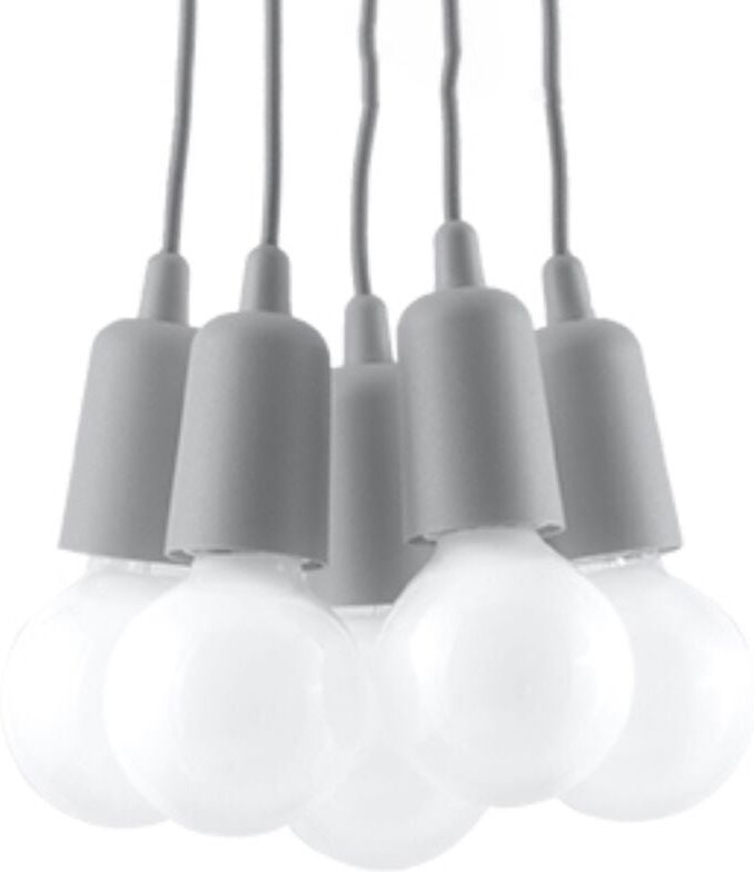 Hängeleuchte Diego 5xE27 Neutralweiß 25cm Sollux