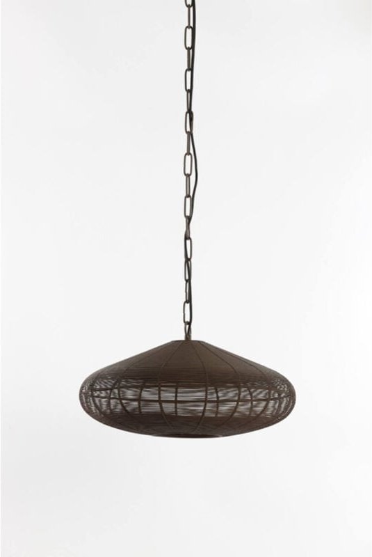 Light&living - hängeleuchte - Bahoto - braun - metall - E27 -