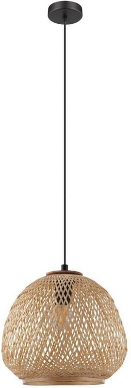 Eglo - Pendelleuchte Dembleby natur ø 32 cm E27 Pendelleuchte
