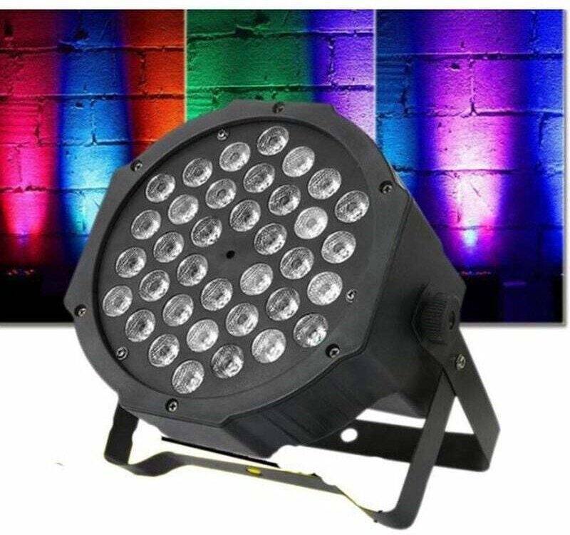 Lampe de Scène 36 lumières équipement de scène professionnel teinture lumières de fond 18Par feux de faisceau sans téléc...
