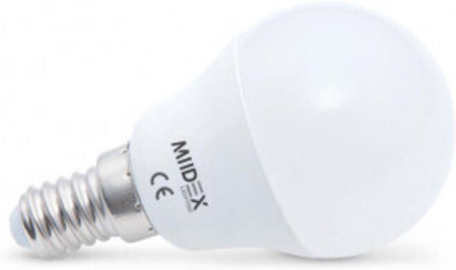 Entpolierte Ampulle P45 - E14 3000K Warmweiß - 6W - Dimmbar