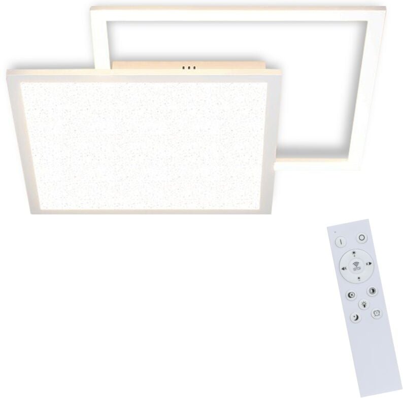 Deckenlampe led Deckenleuchte Dimmbar - Wohnzimmerlampe Modern Wohnzimmer küchenlampe mit Sternnenhimmel Design 46W Deck...