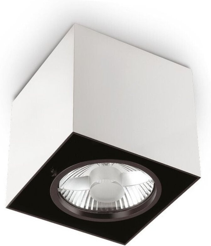 Thumbnail - Ideal Lux - Mood - 1 Licht kleines quadratisches oberflächenmontiertes Downlight Weiß, GU10