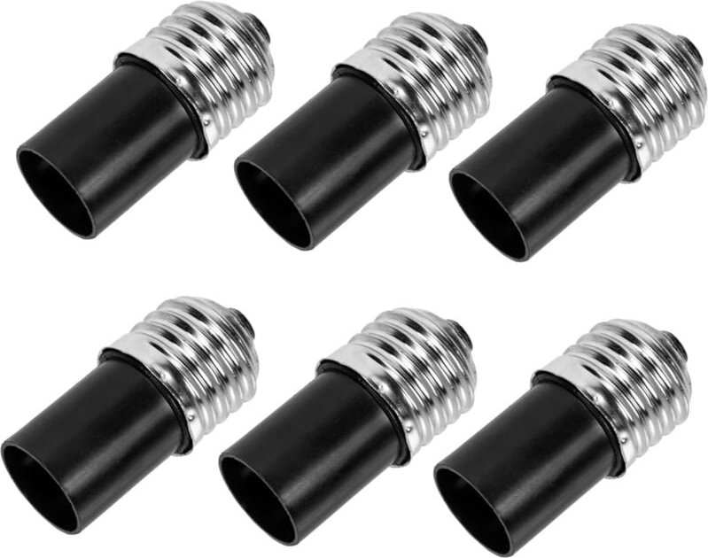 6-teiliges praktisches Lampenfassungs-Adapterset, Konverter-Glühbirnenhalter für Garage, Büro, Werkstatt