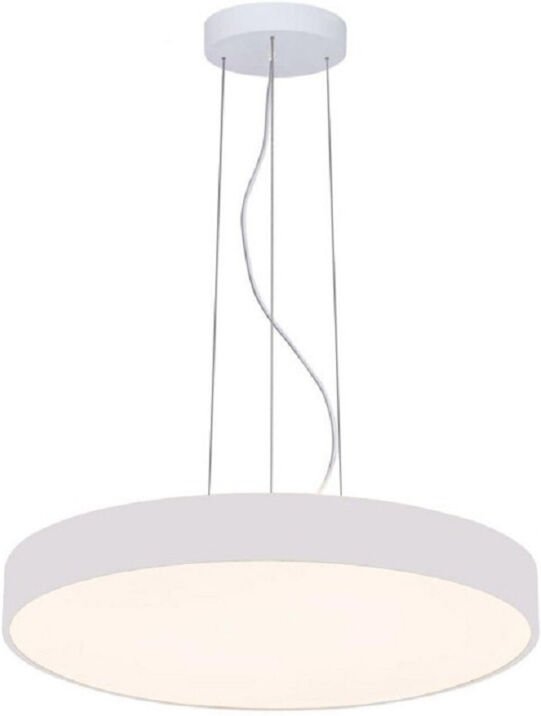 Trade Shop - circle chandelier 40 cm led 43 w up down pendelleuchte 2 lichttemperaturen - Weiß