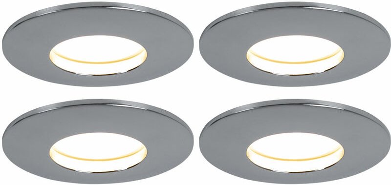 4er Set LED Einbau Leuchten Decken Spots Strahler Ess Zimmer Beleuchtung Lampen