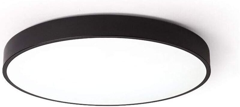 KZQ - Moderne ultrahelle LED-Deckenleuchte aus Eisen, kreatives Design, ultradünne, runde Deckenleuchte zur bündigen Mon...