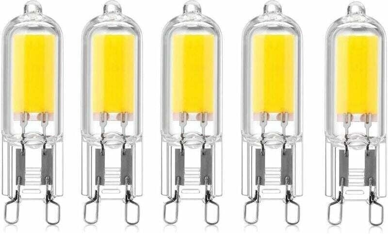 Aimoonsa - Stück 2 w G9 Kapselsockel cob LED-Lampe 220 v 200 Lumen, entspricht 10 W-20 w Halogenlampe, für Kronleuchter,...