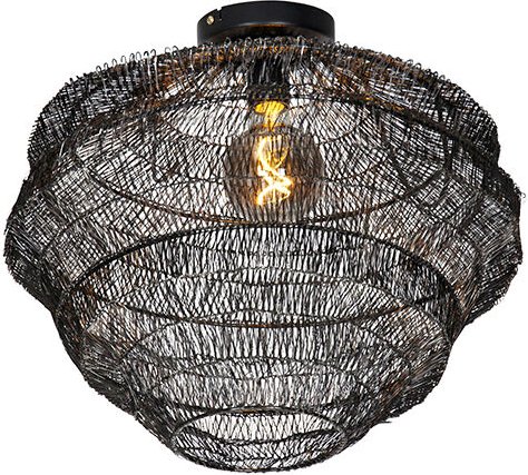 Orientalische Deckenlampe schwarz 45 cm - Vadi