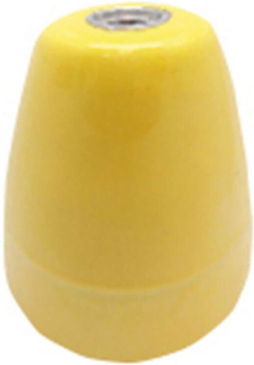 Vintage Keramiklampenfassung E27 4a 100 W 250 V Gelb, ø47 x 59 mm