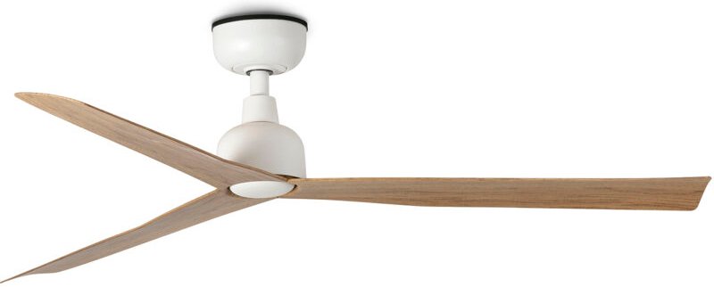 MARINE M Deckenventilator weiß/eiche IP44