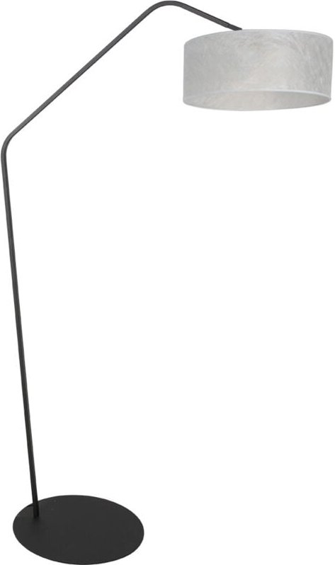 Stehlampe - ZigZag - silber schwarz - metall - - Anne Lighting