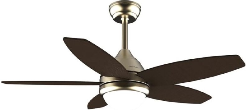 Cecotec Deckenventilator mit Licht EnergySilence Aero 4200 GoldDunkelHolz