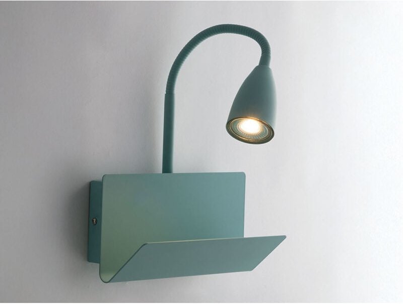 Leselampe gulp Grün mit Ablage & usb Ladefunktion, Breite 23cm