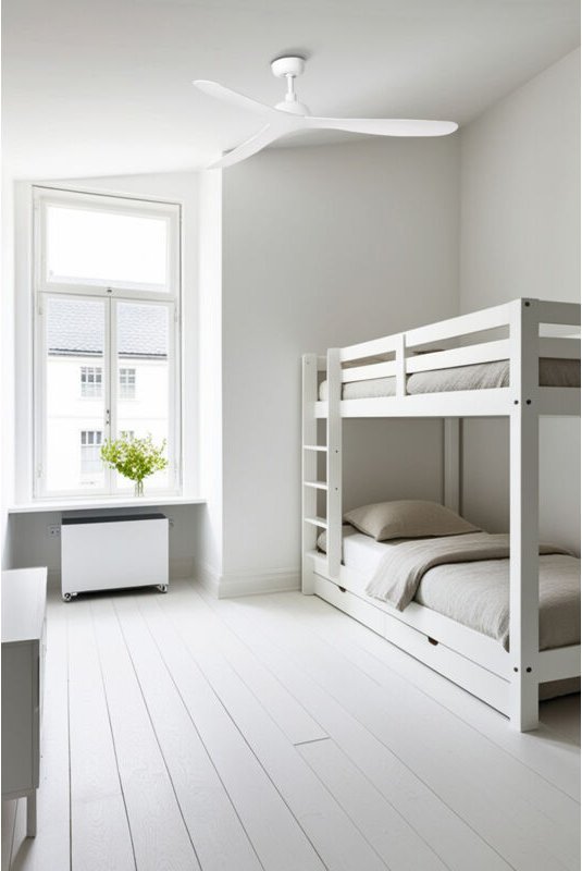 Faro Barcelona - Faro Gotland Großer Deckenventilator mit 3 Flügeln, mattweiß, Tuya Smart System