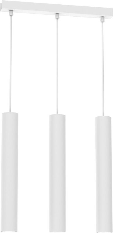 Hängelampe Röhre weiß 3xGU10 Milagro HUDSON MLP8799