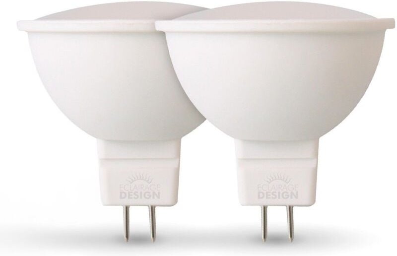 Eclairage Design - Set von 2 led Strahlern GU5.3 MR16 5W Eq 40W Farbtemperatur: 4000K neutralweiß