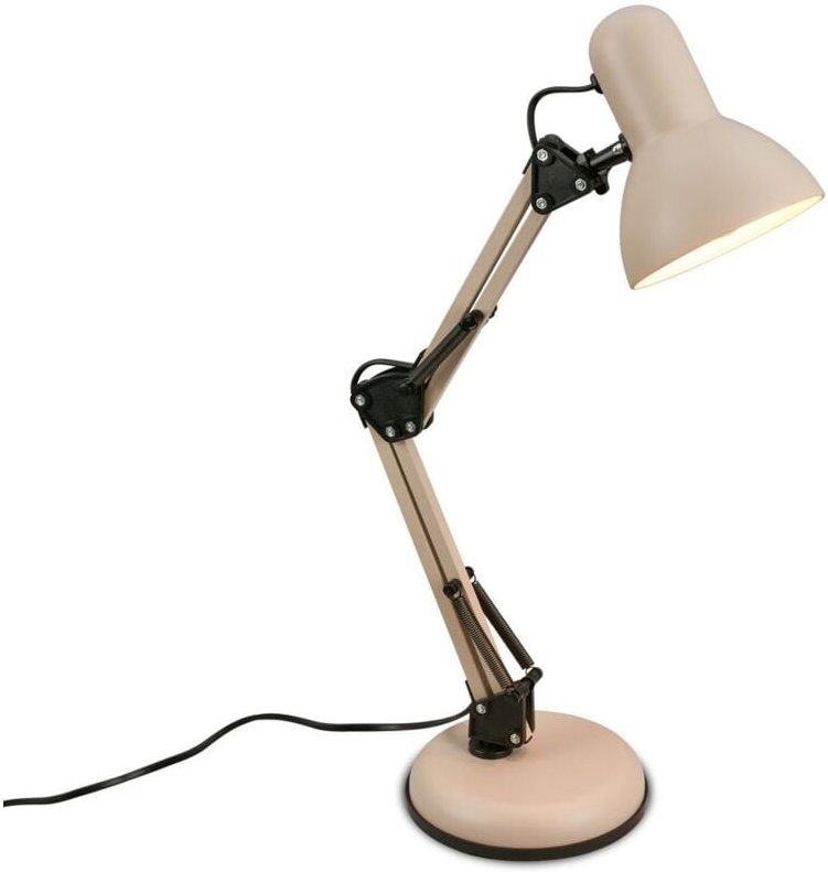 Schreibtischlampe Leselampe Tischlampe Kabelschalter Schwenkbar Büro